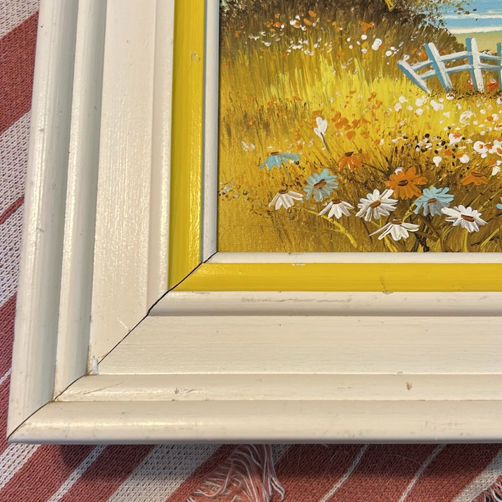 Vintage Oil Painting By Gelman frame measures
14.5x12.5 - Picture 10 of 15